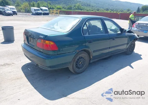 1999 Honda Civic Lx z USA, uszkodzony, nr VIN 2HGEJ6670XH535122